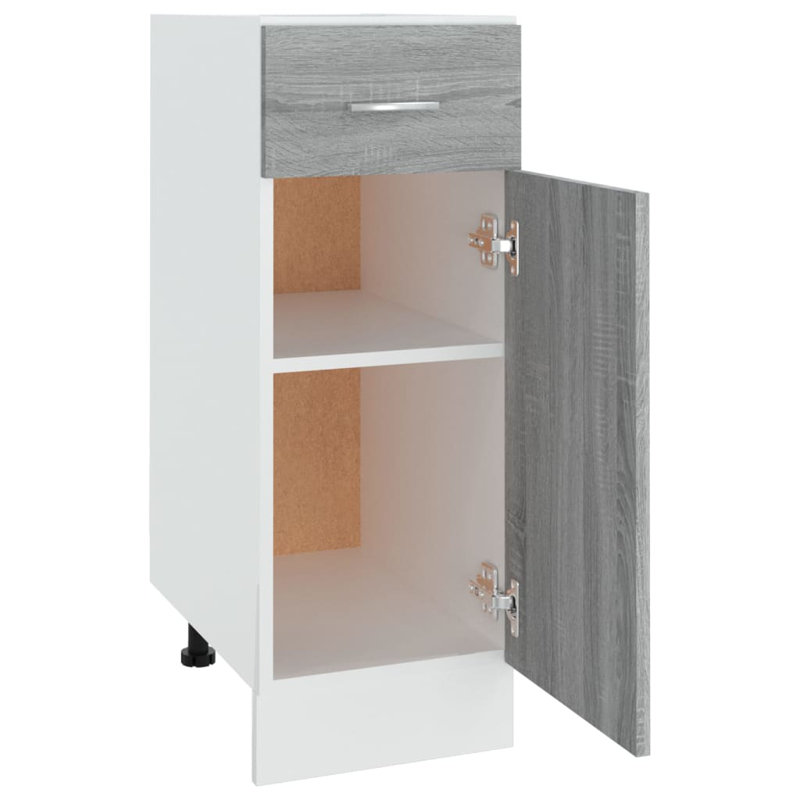 Lyon Drawer Bottom Cabinet Lyon, Grey Sonoma