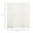 HOMCOM Room Divider