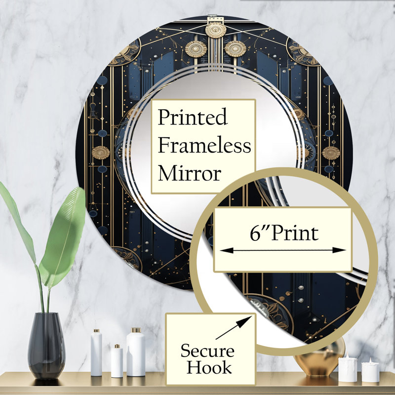 Miroir mural Ballee, 32 po x 32 po