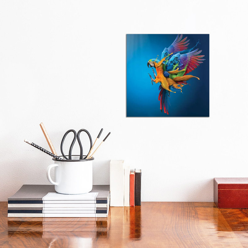 Flying Colours by Sulaiman Almawash - Gallery-Wrapped Canvas Giclée on Canvas, 30.48 cm H x 30.48 cm W, No Frame