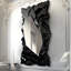 Miroir décoratif de forme irrégulière Creative Black, à fixer au mur et sur pied-939700497