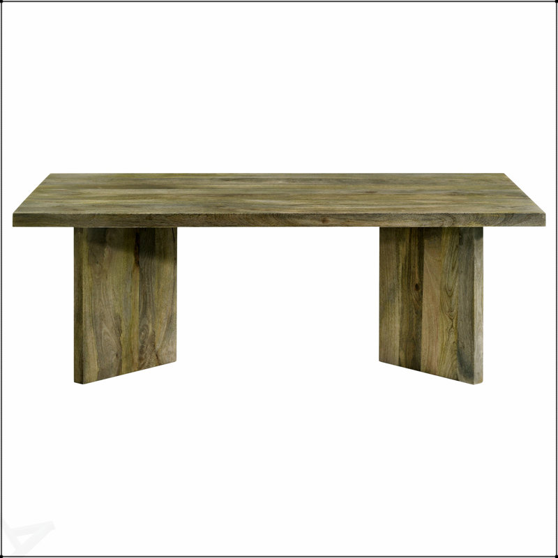 Table basse rectangulaire en bois massif Donovan Mango Brown