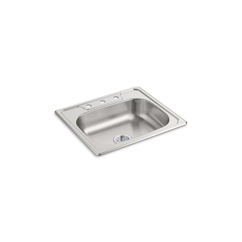 Middleton 25'' L Stainless Steel Single Basin Kitchen Sink