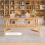 Bureau rectangulaire brun en bois massif-844613861