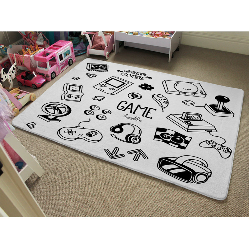 Jewett Shag Area Rug, Rectangle 140 x 200cm