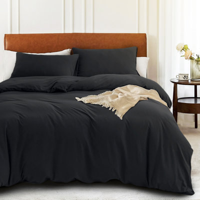 Ensemble de housse de couette en coton jersey