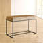 Timko Solid Wood Steel Writing Desk