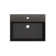 BOCCHI Milano 18.31'' Fireclay Rectangular Bathroom Sink with Overflow
