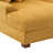 Oversized Upholstered Orange Corduroy Sleeper Sofa Bed Lounge sofa with Armrests & Throw Pillows-472867820
