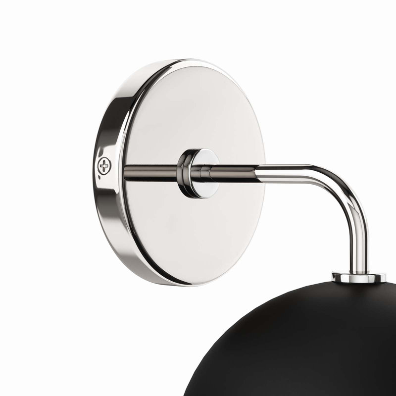 Modway Stellar 1-Light Wall Sconce, Polished Nickel