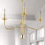 Lustre traditionnel à 4 lumières de style bougie Silwell