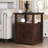 Azella Frame 2 End Table Set with Storage and Built-In Outlets-822320746