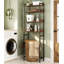 Rangement autoportant au-dessus de la toilette H 68,3 po x l 23,6 po x P 9,5 po Preben
