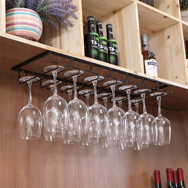 Bornaman Wine Glass Rack Black