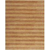 Textures Hand Knotted Wool Striped Area Rug