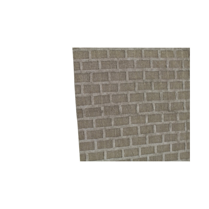 Tapis gris de haute qualité noué à la main