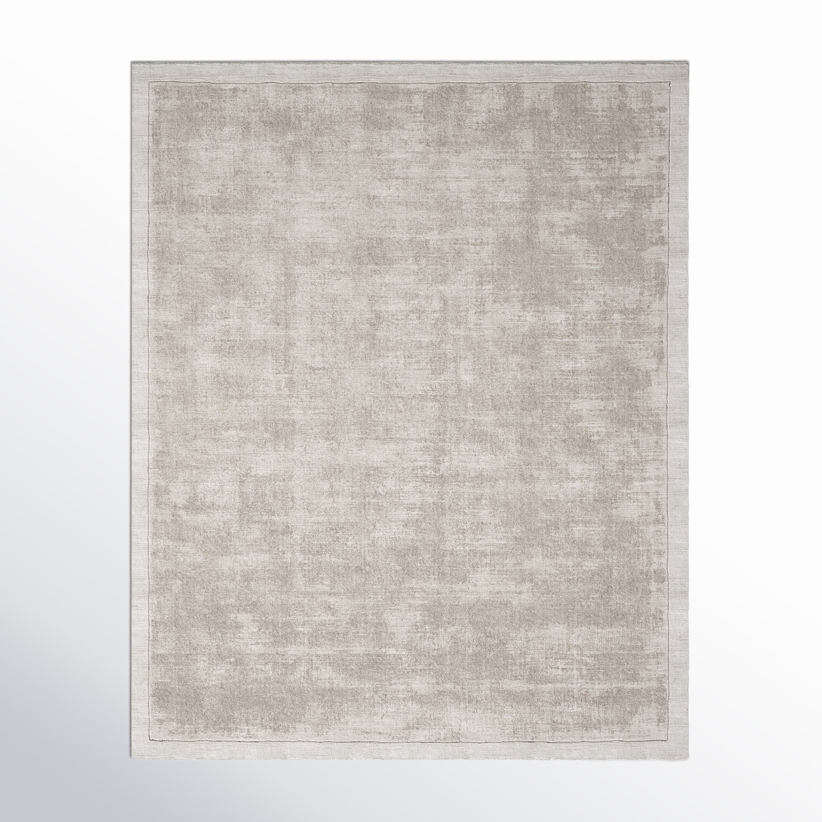 Mckinley Handmade Viscose Gray Rug, Rectangle 8' x 10'