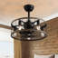 Luminaire à cage noire 20 po