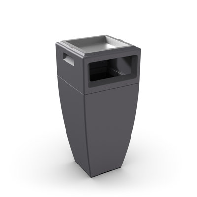 Kobi Manual Lift Outdoor Trash/Recycling Bins - 24 Gallons