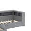 Lit plateforme simple en L avec lit gigogne et tiroir-2059477958