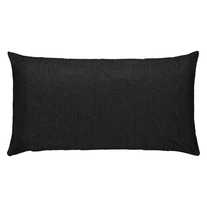 Housse de coussin rectangulaire S&G Slubb, Anthracite