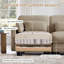 Canapés d'angle à compression, canapé moderne modulaire en chenille camel pour la maison