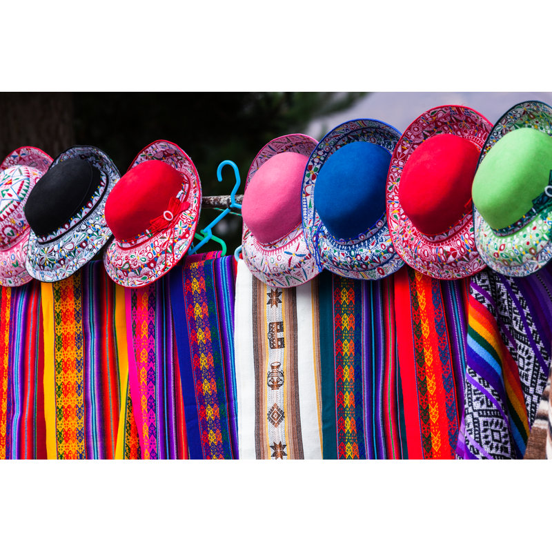 Scarves And Hats by Terex - Wrapped Canvas Print, 51cm H x 76cm W x 3.8cm D