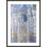 «Rouen Cathedral Blue Harmony Morning Sunlight» par Claude Monet, impression giclée sur cadre