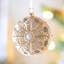 Fleurs Pattern Pearl Pattern Glass Ornament