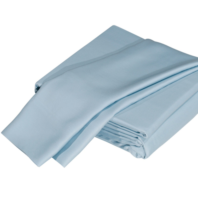 Ensemble de draps 4 pièces Deluxe Soft 100% rayonne de bambou, Bleu clair