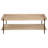 Miller Light Brown Rectangular Engineered Wood Coffee Table