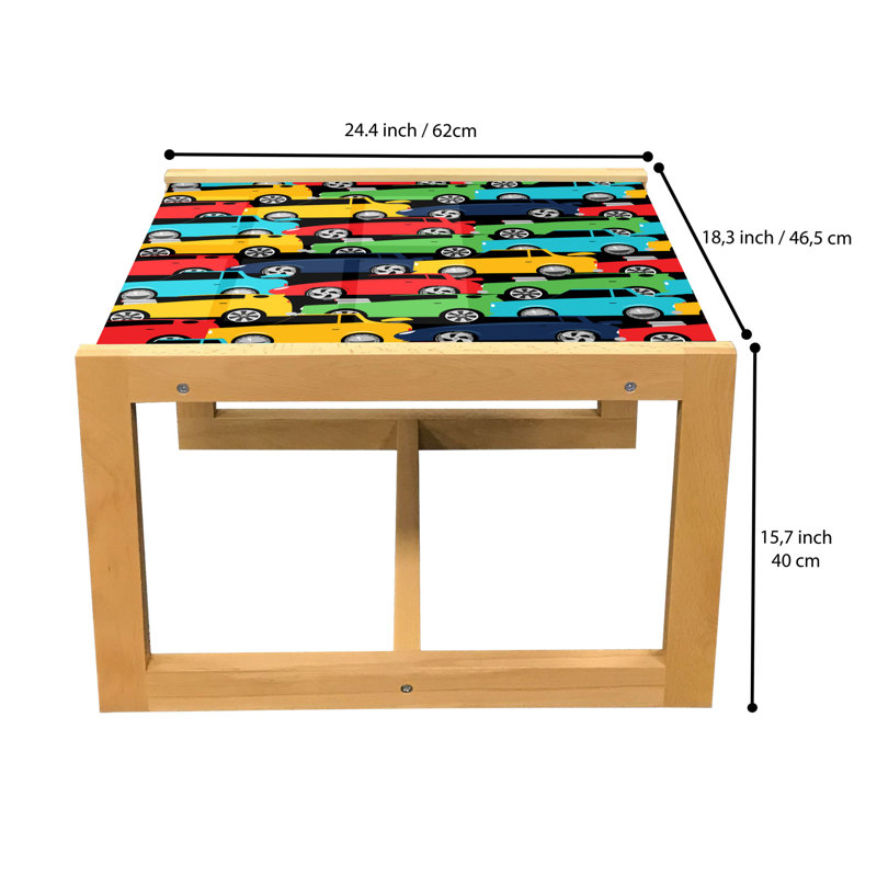 Jamiul Sled Coffee Table, 62cm H x 46cm W x 40cm D