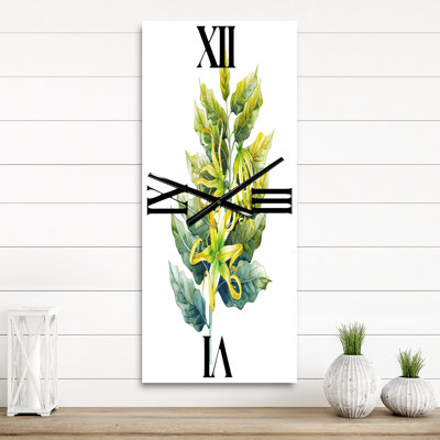 Ylang Ylang Flower - Traditional Wall Clock
