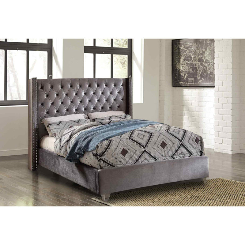 Upholstered Bed, Single (3'), Steel
