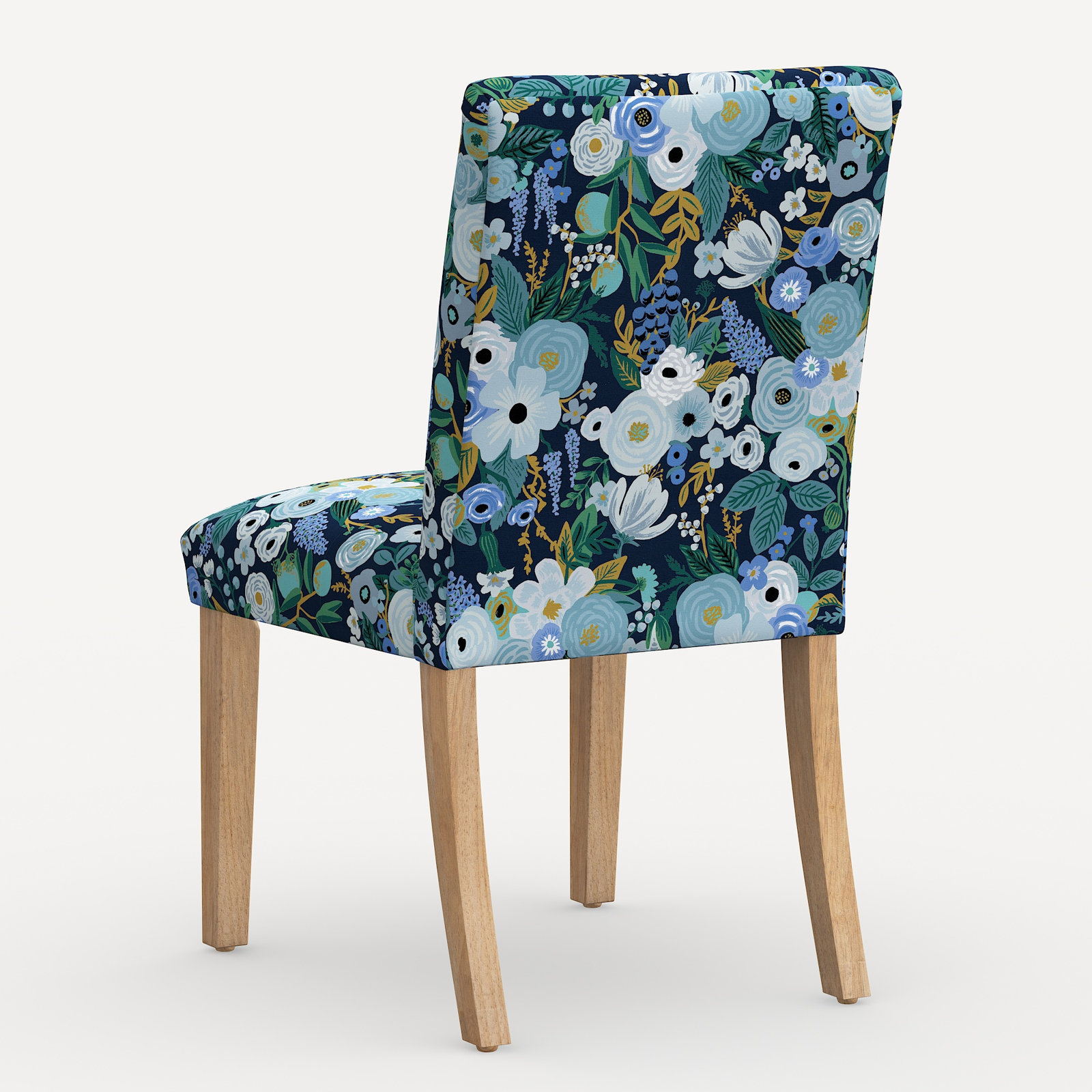 Rifle Paper Co. x Cloth & Company Lorraine Dining Chair, Blue Garden Party