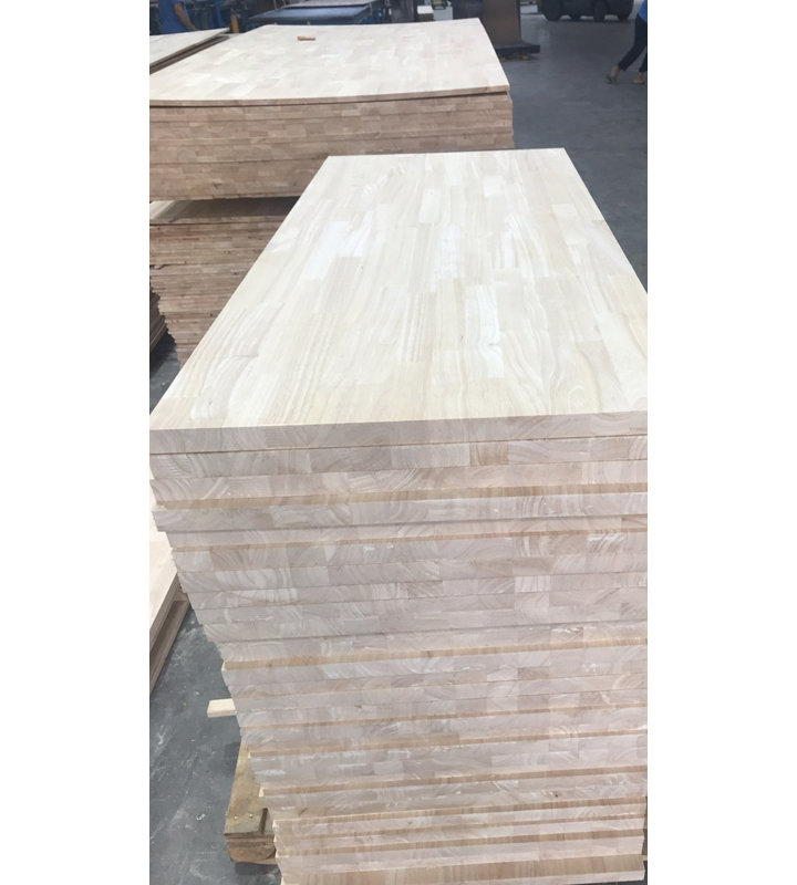 Solid Hevea butcher block workbench