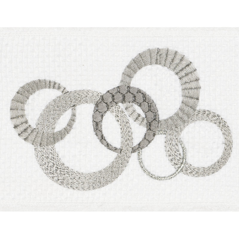 Ensemble de serviettes 3 pièces Annabelle Textiles, Blanc