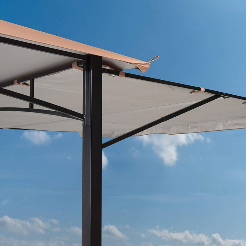Redwood 11 Ft. W x 11 Ft. D Steel Patio Gazebo Gazebo
