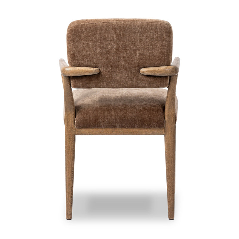DEIDRE Upholstered Arm Chair, Altair Mushroom