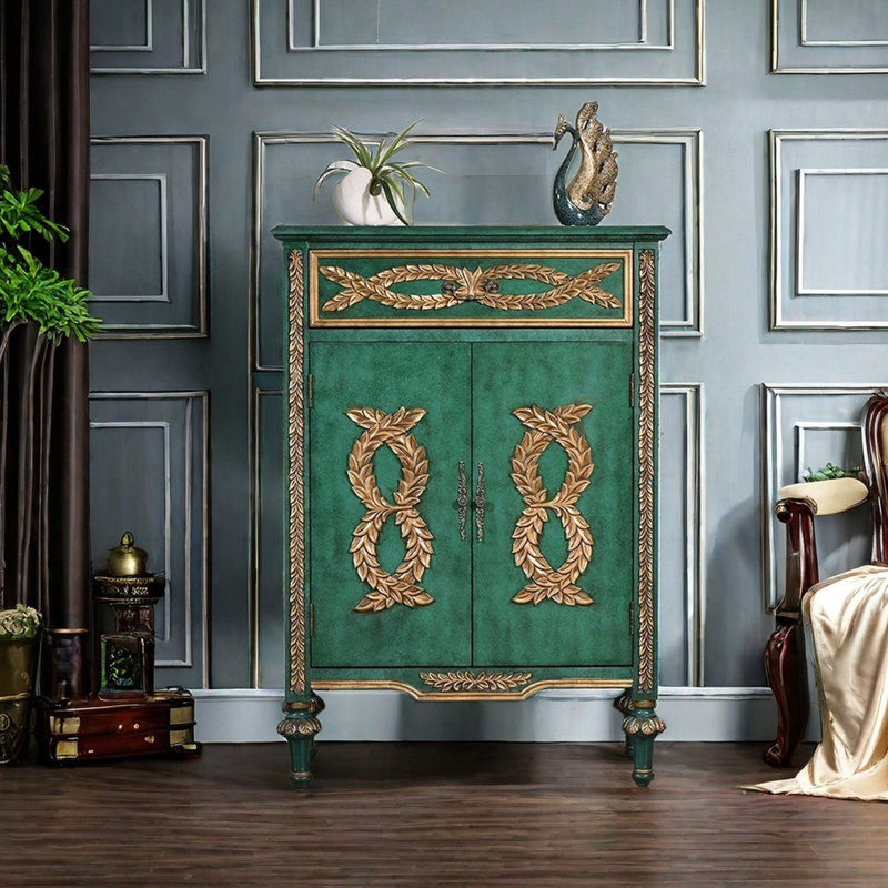 Armoire d'appoint à deux portes avec rangement réglable