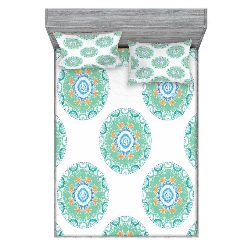 Microfiber Sheet Set, Queen Sheet Set with Fitted Sheet