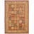 Milpitas Ancient Times Asian Dynasty Red/Orange/Beige Area Rug-1358098728