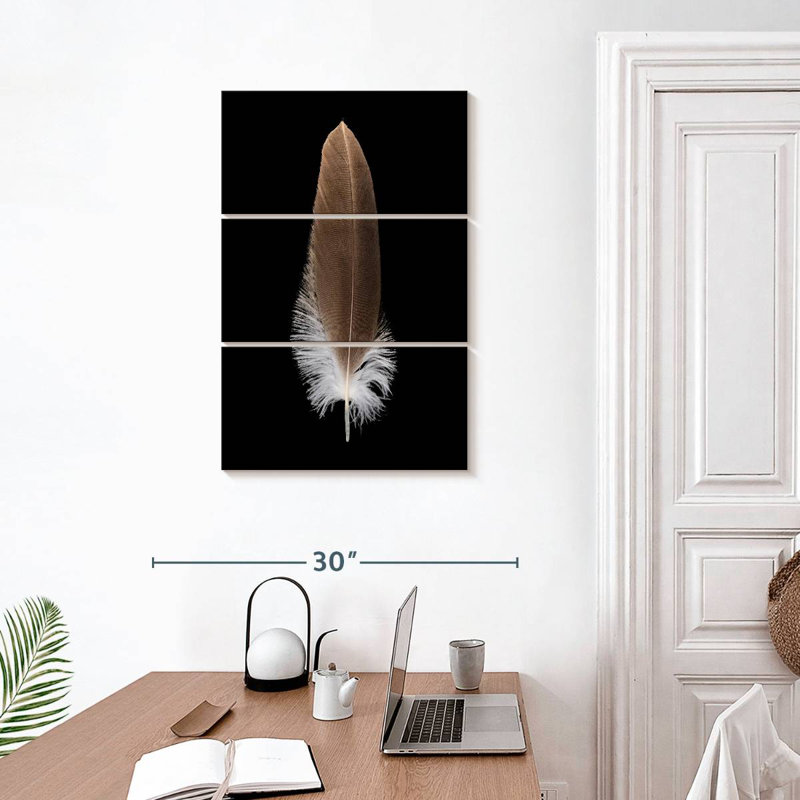 Plume brune Kerner Eagle, H 32 po x l 20 po