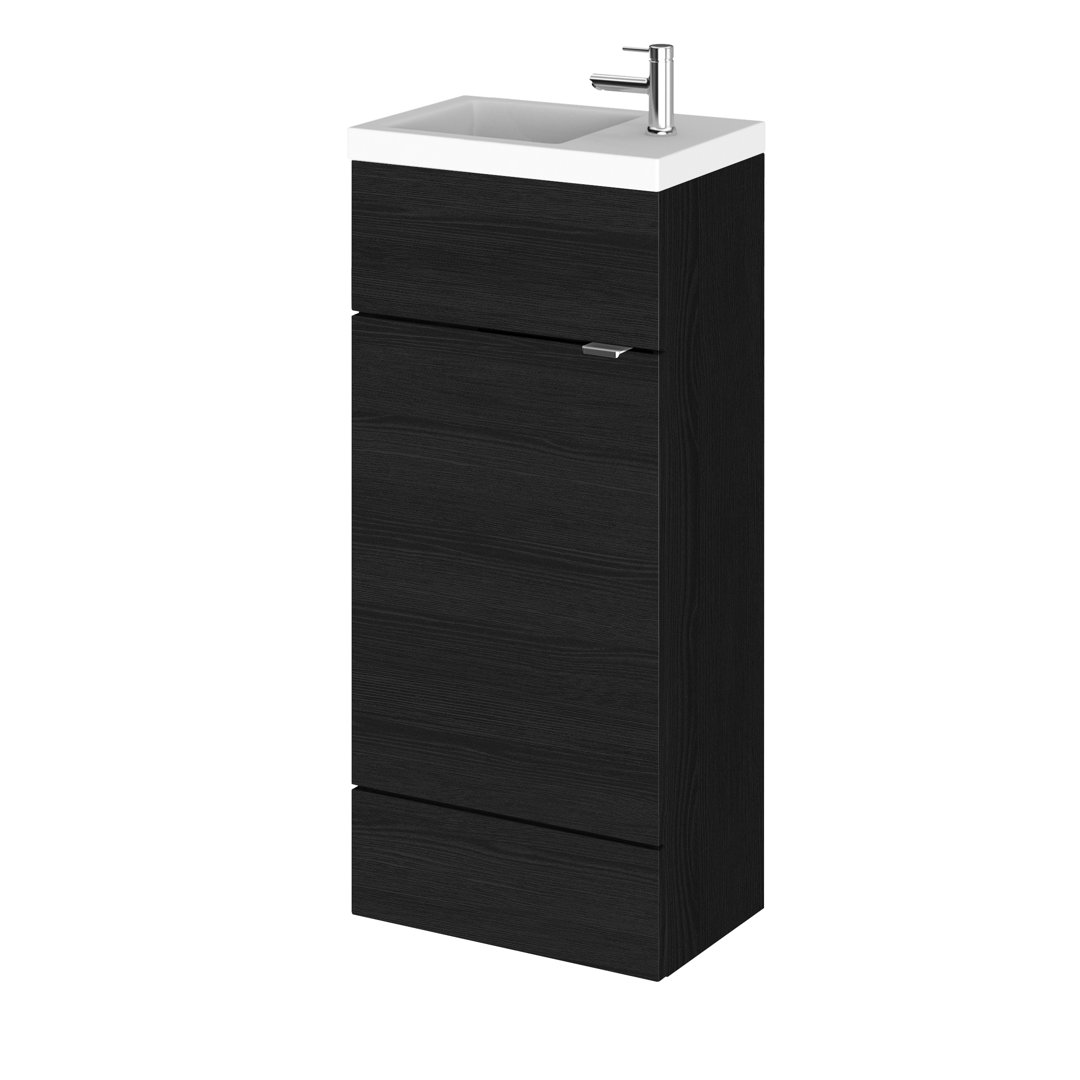 Fusion 405mm Single Bathroom Vanity with Integrated Polymarble Basin