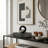 Unity Marble Ring Sculpture – 5.5" Handcrafted Black & White Marble, Modern Interlocked Décor for Shelf or Table