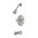 Metropolitan Diverter Tub and Shower Faucet with Rough-in Valve