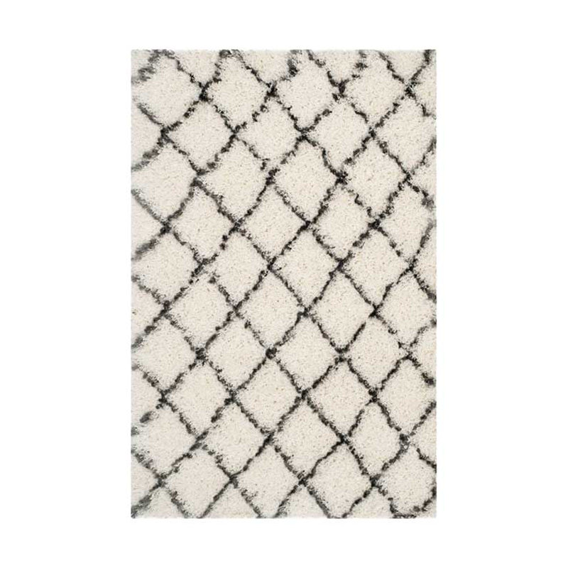 Sg-Msg-Moroccan Shag Performance Geometric Rug, Square 7'