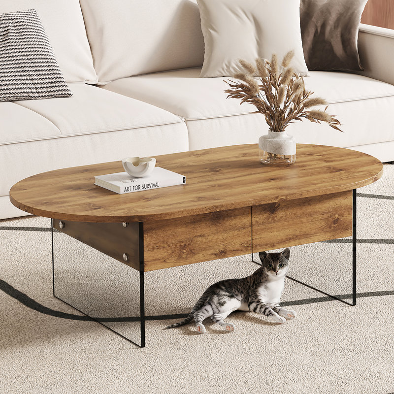 Table basse à deux tiroirs Cozy Natural