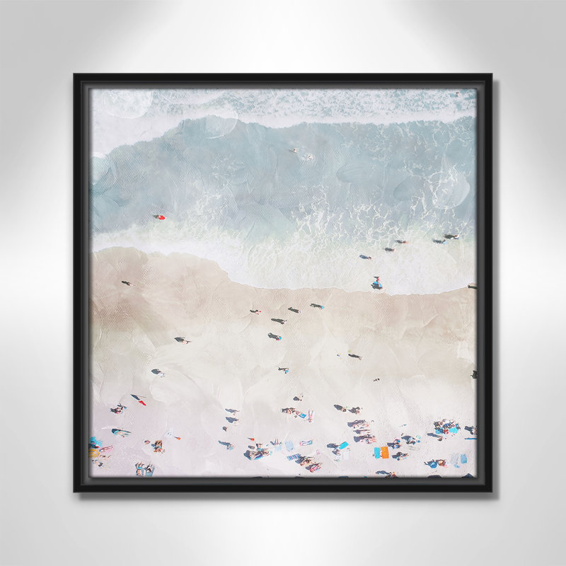 «Beaching Out I» par Milli Villa, Noir, H 17,5 po x l 17,5 po