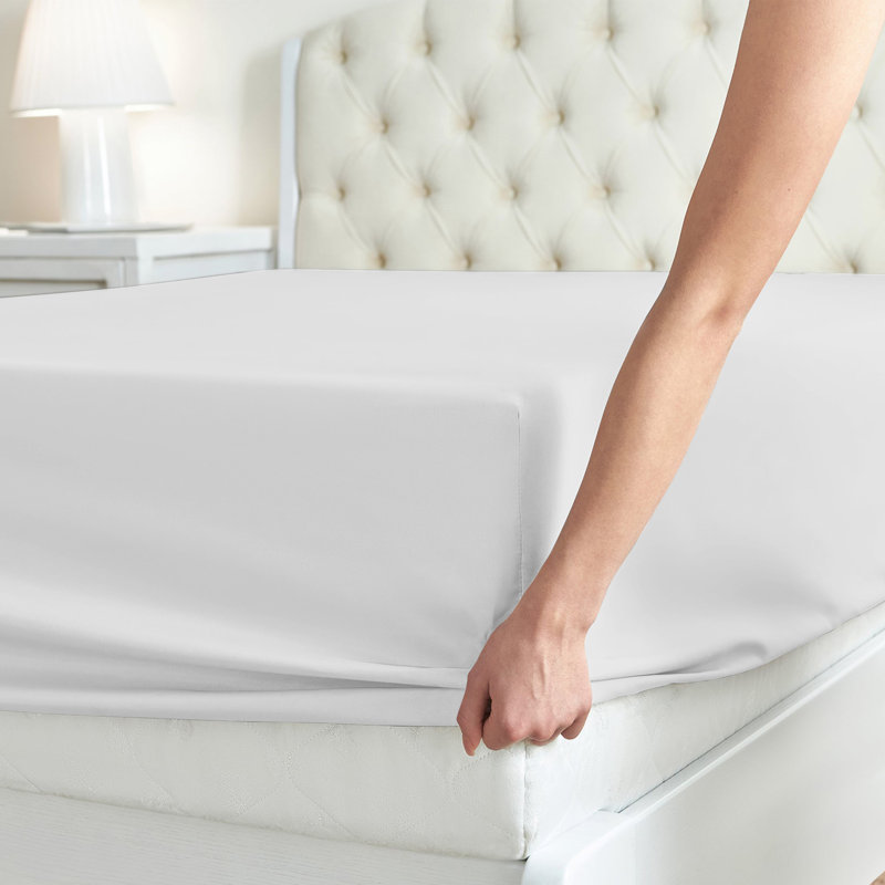 Joshua-Lewis Microfiber Brushed Fitted Sheet, Single (3'), White